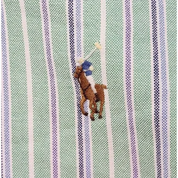 Ralph Lauren‎ Men's Size XL Long Sleeve Striped Button Down Shirt - Picture 5 of 12
